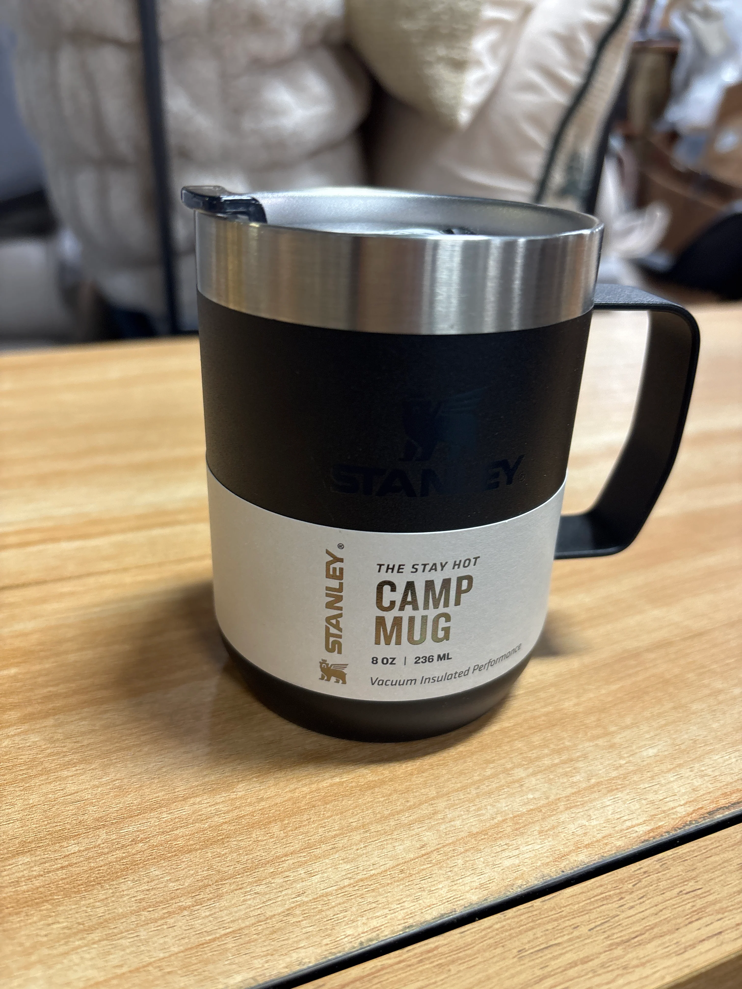 Classic Legendary Camp Mug Black SHOWROOM ITEM - Image 2