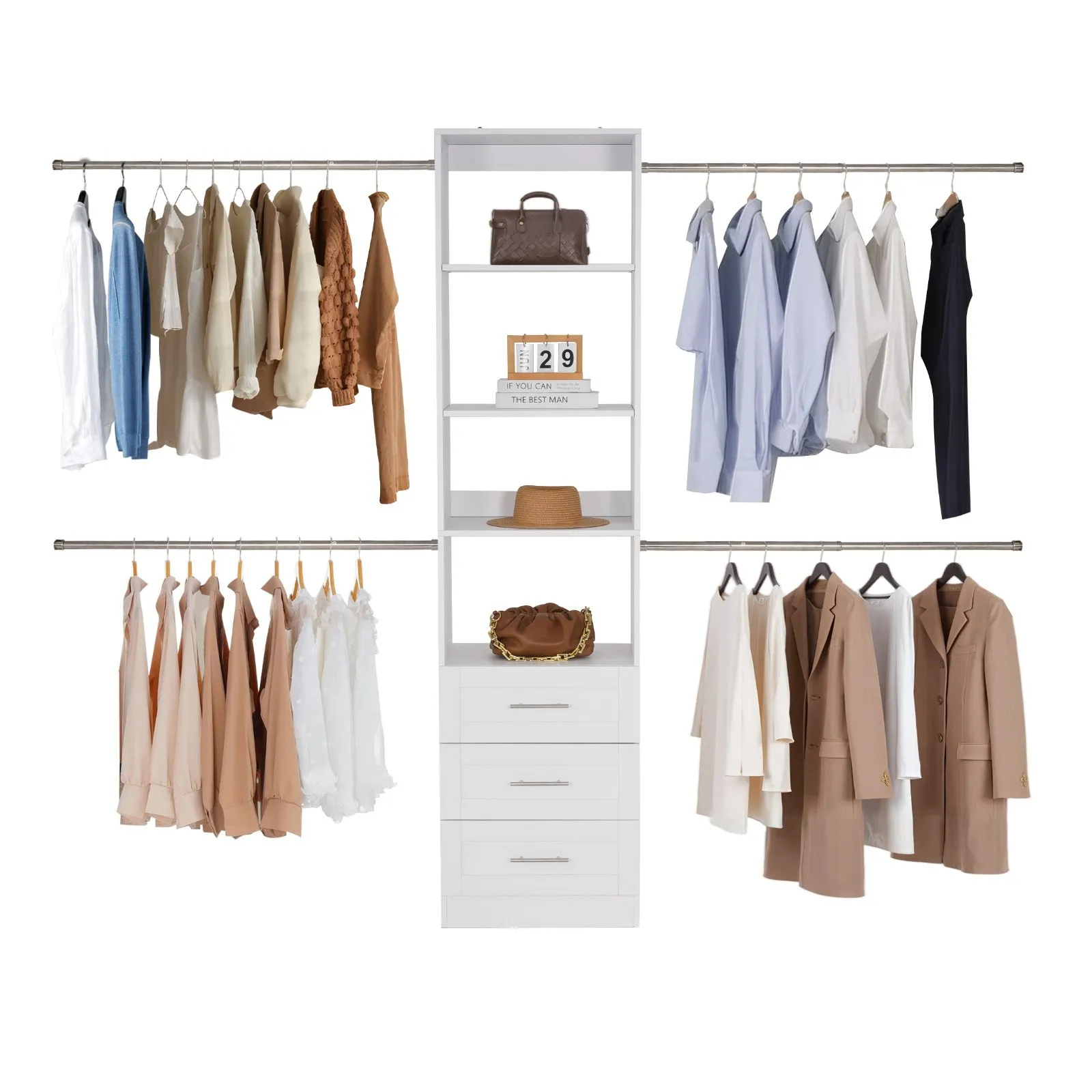 Closet System with 1 Drawer