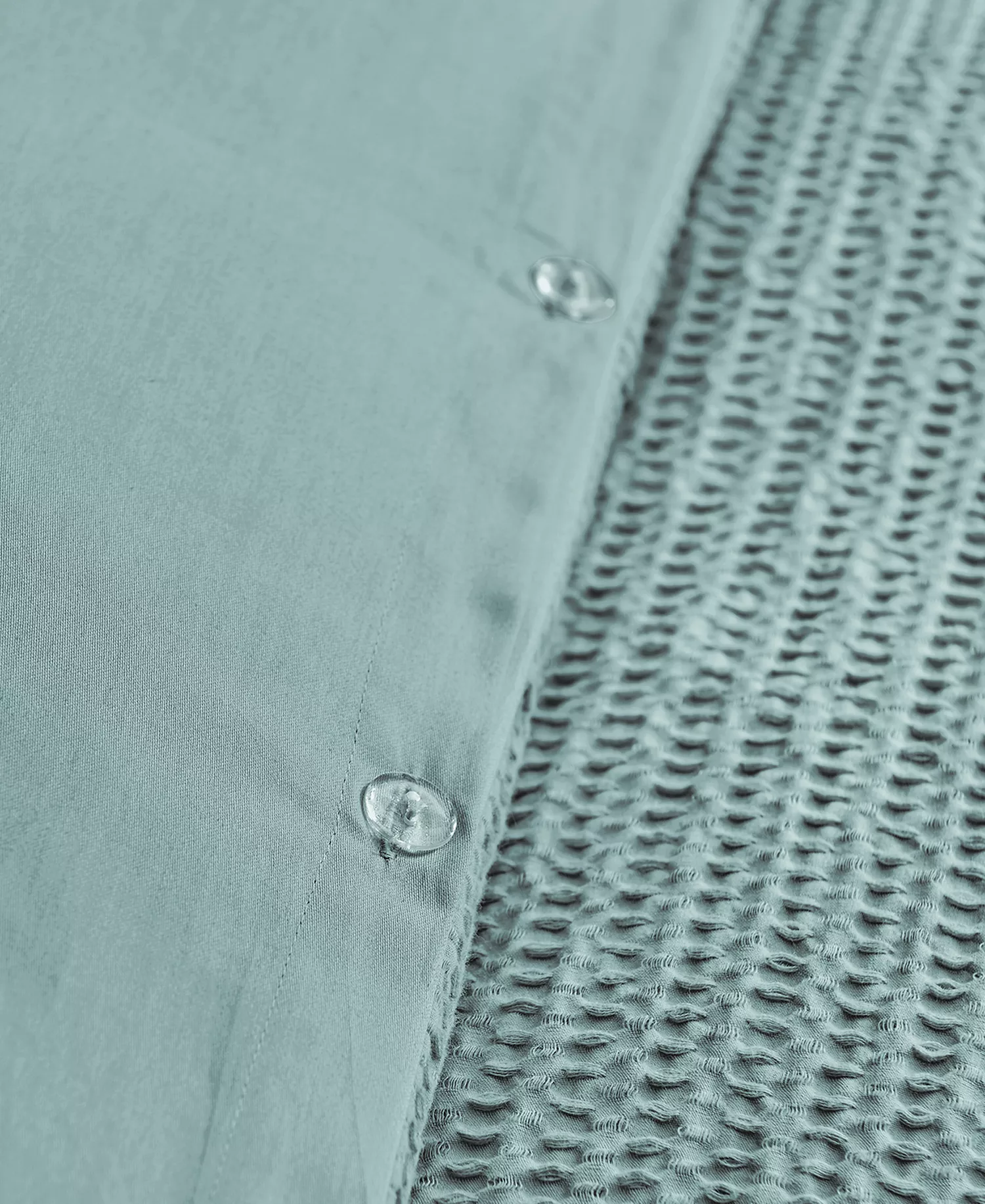 Cloud Waffle Textured DUVET COVER ONLY, King/California King - Image 3