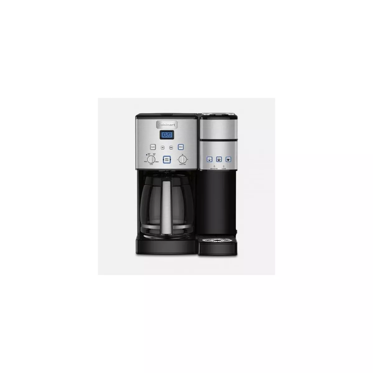 Coffee Center 12 Cup Coffeemaker and Single-Serve Brewer Stainless Steel