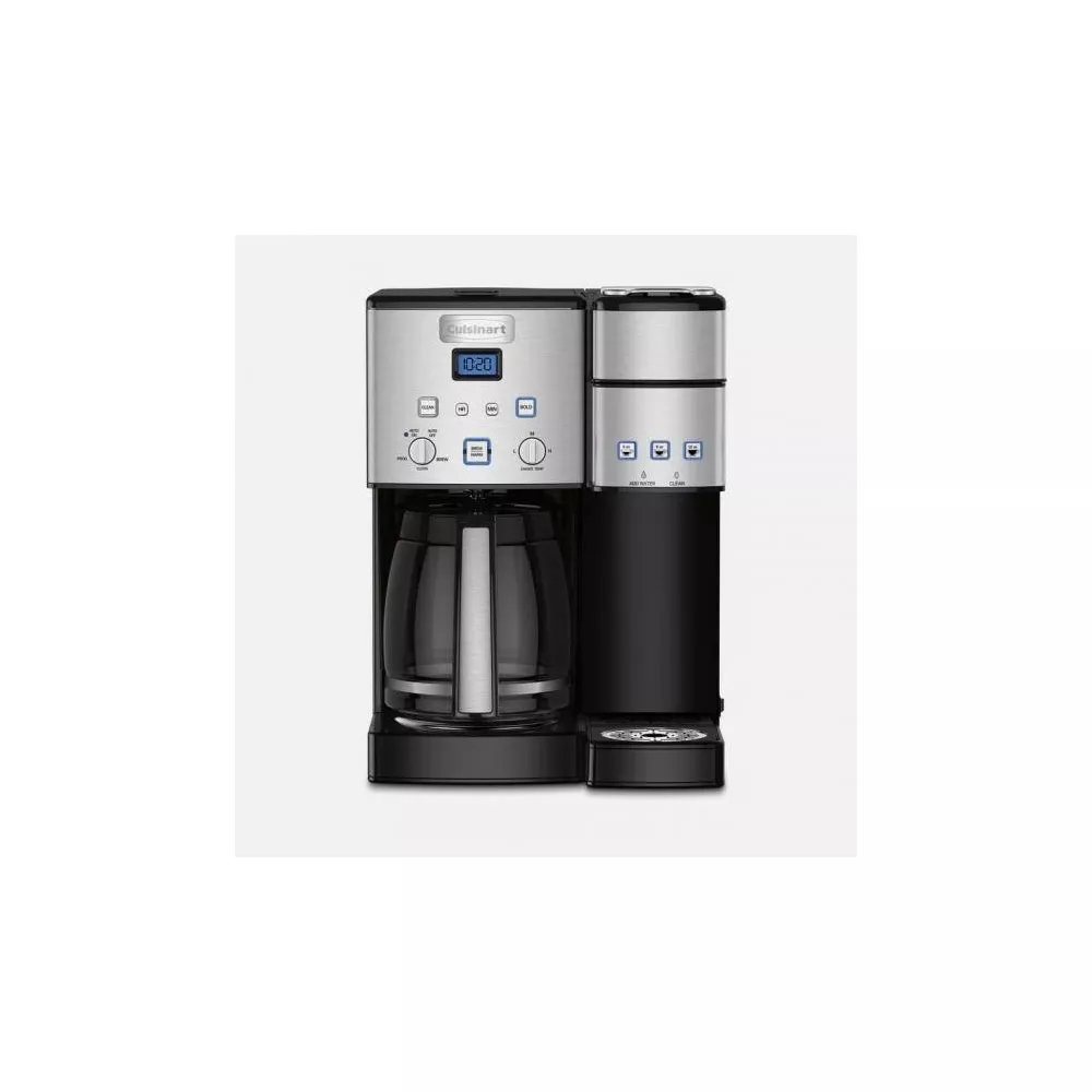 Coffee Center 12 Cup Coffeemaker and Single-Serve Brewer Stainless Steel