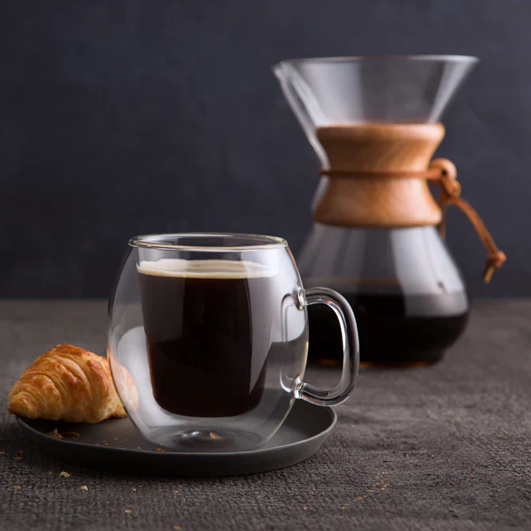 Coffee Double Wall Glasses Thermic Set of 2 - Image 4