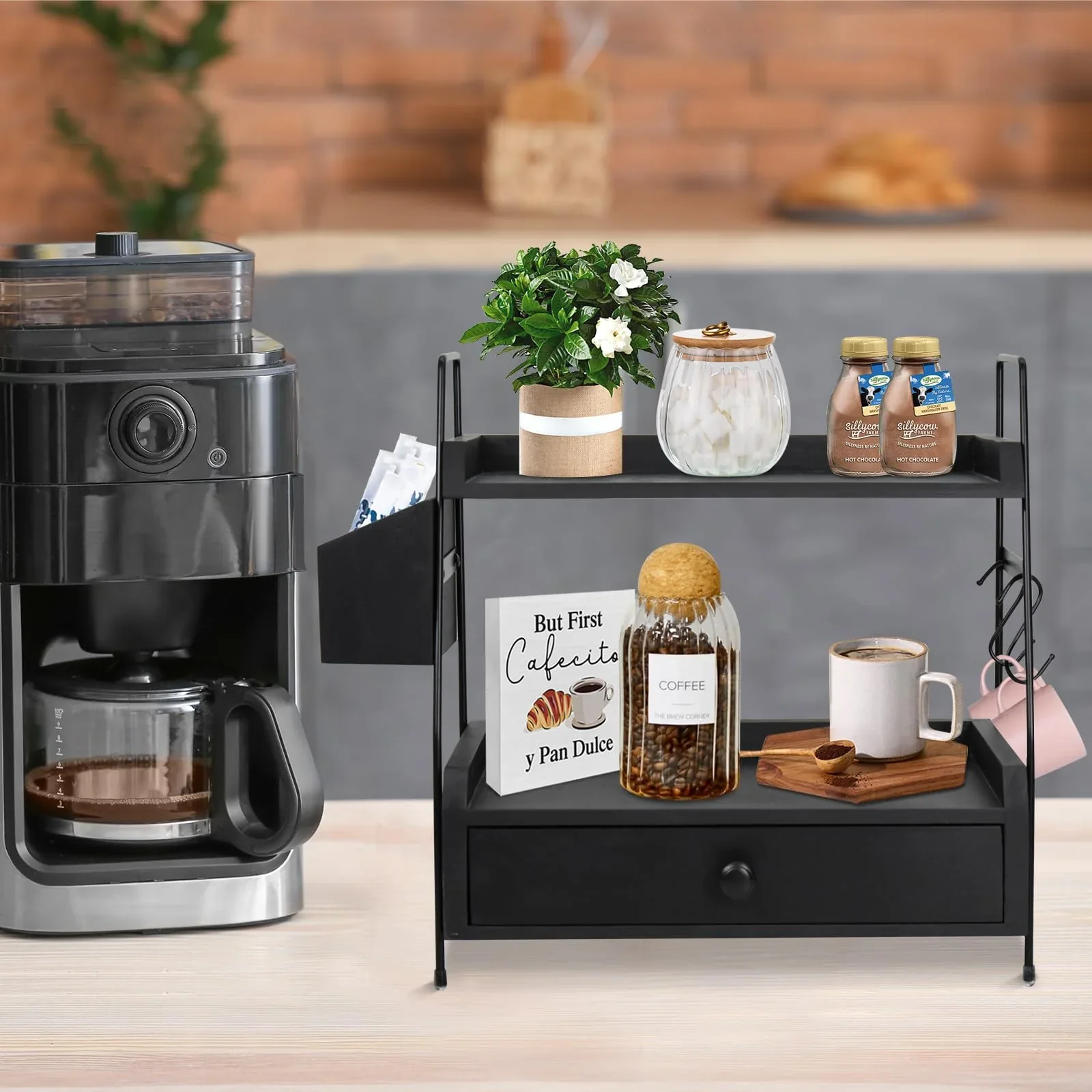 Coffee Station Organizer for Kitchen Counter - Image 5
