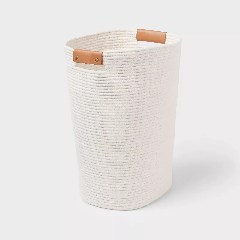 Coiled Rope Laundry Hamper