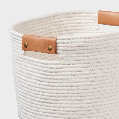 Coiled Rope Laundry Hamper - Image 3