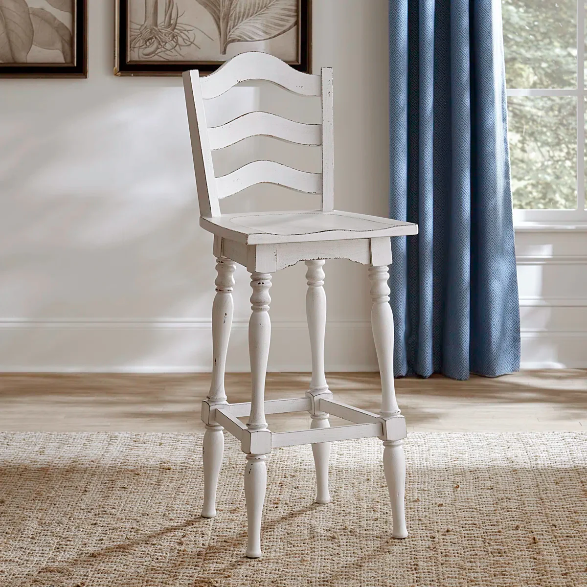 Colchester Ladder Back Swivel Chair (Set of 2) - Image 5