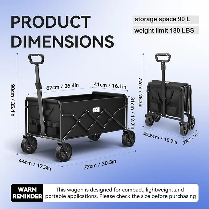 Collapsible Foldable Wagon - Image 5
