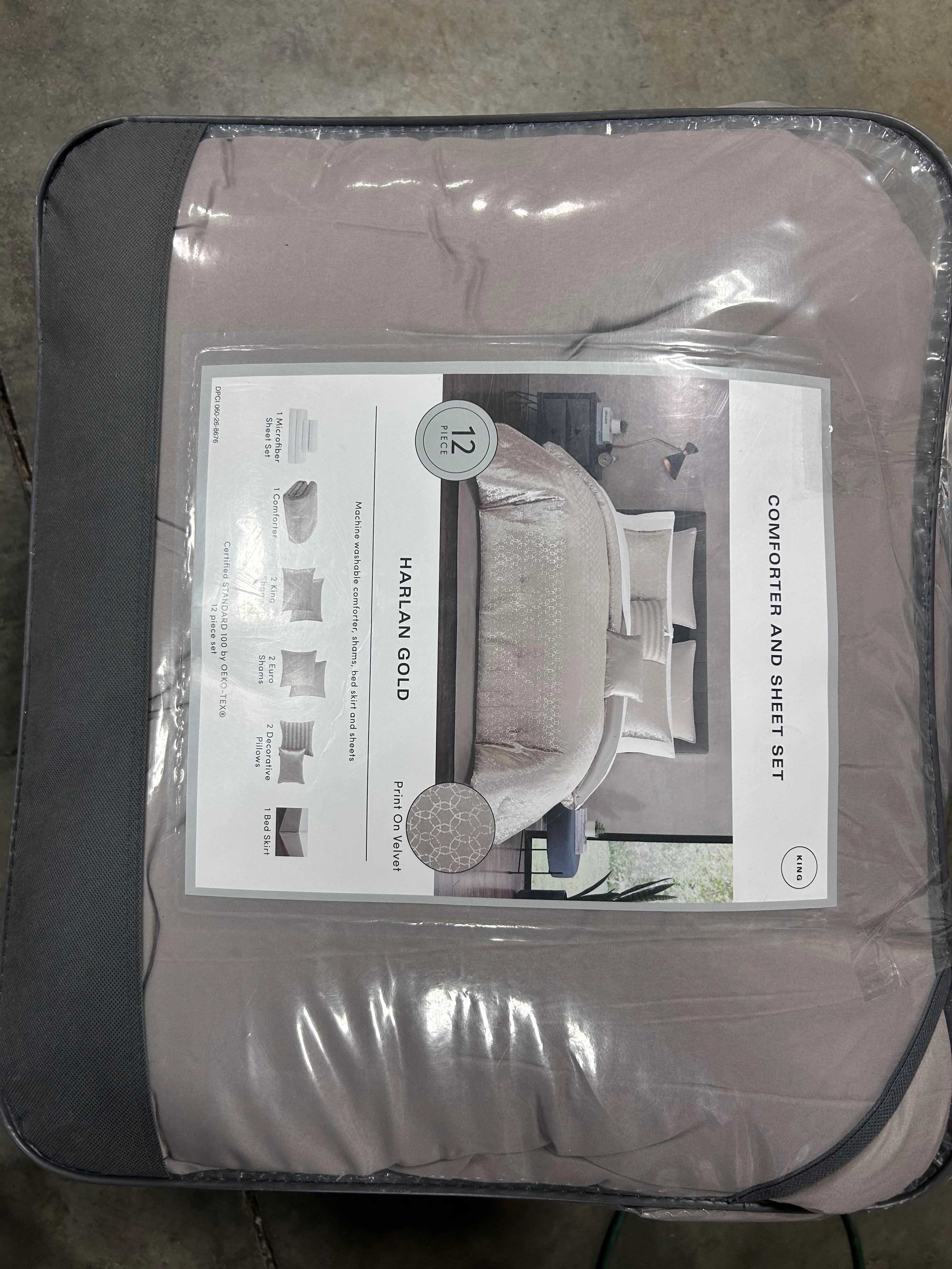 Collectibles King Harlan Bedding Gold - Image 5