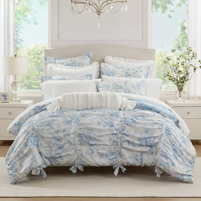 Collection Toile Floral Comforter - Twin/Twin Extra Long - Image 2