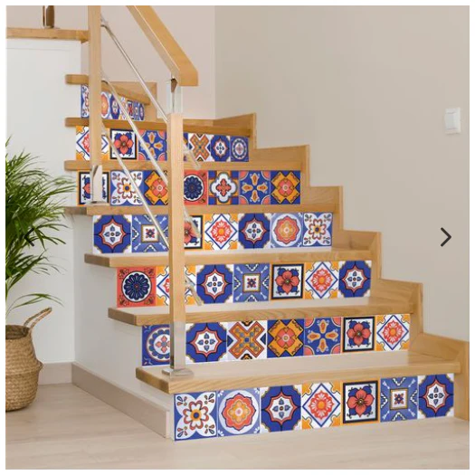 Colorful Backsplash Low-Maintenance Wall Tiles Easy to Install Stickers - Image 2