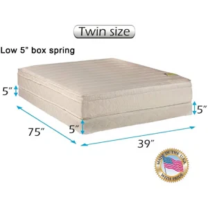 Comfort Pedic Firm Mattress Twin - Image 2