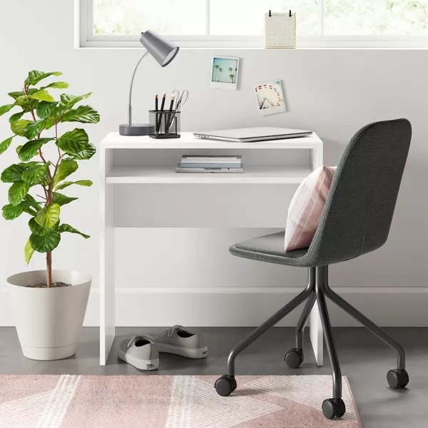 Compact Dorm Desk White - Image 3