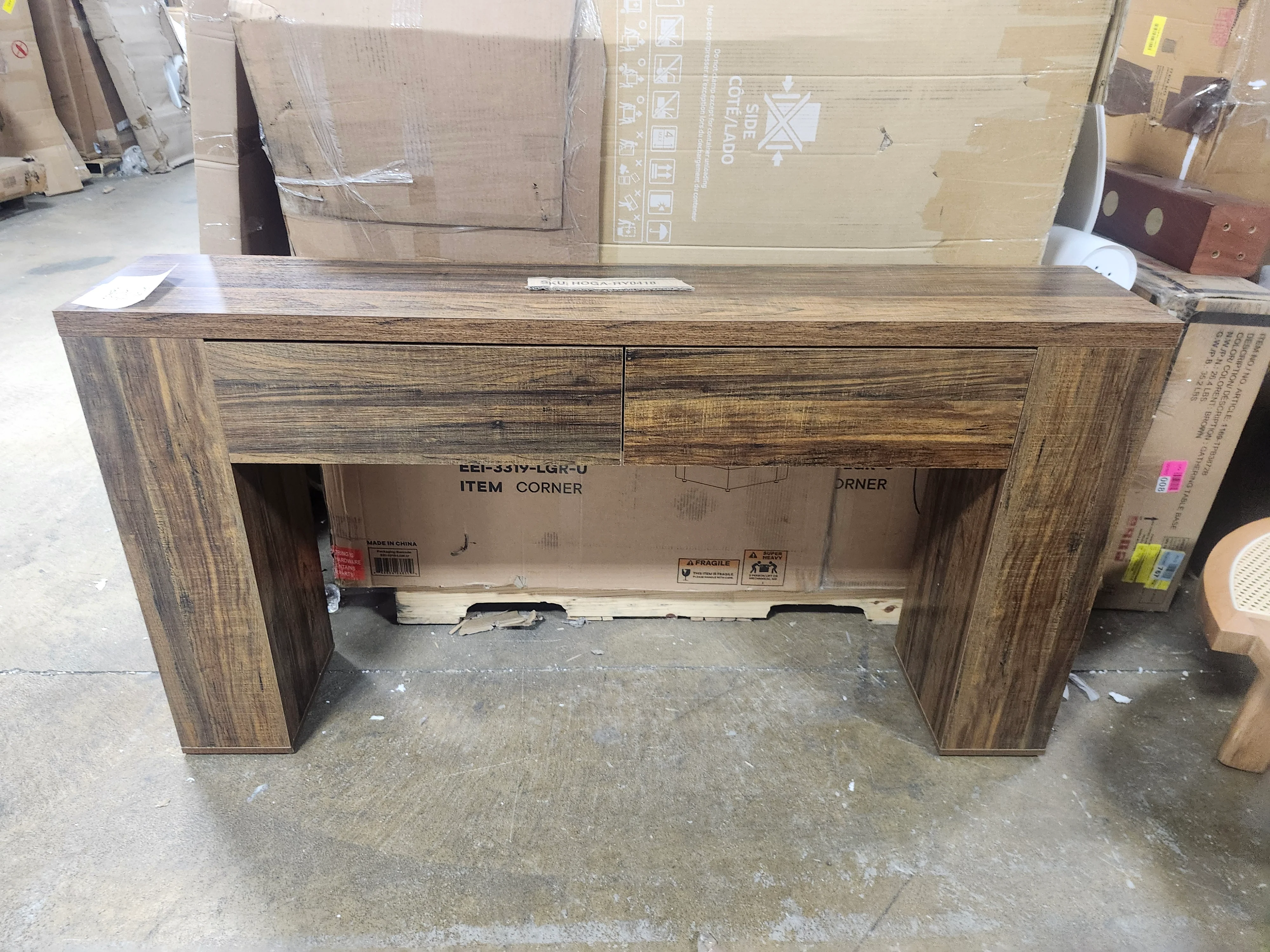 Console Table with 2 Drawers, SHOWROOM ITEM - Image 2