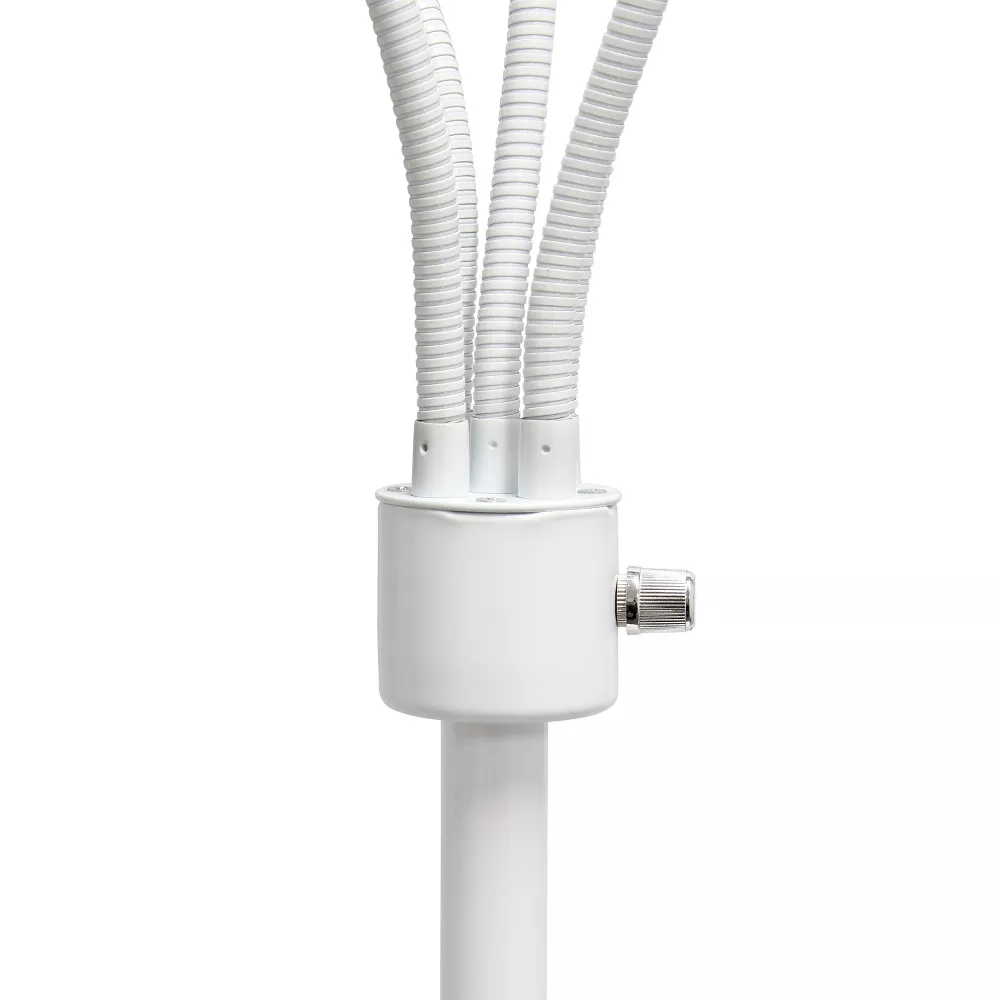 Contemporary Multi 5-Head Adjustable Gooseneck Floor Lamp - Image 5