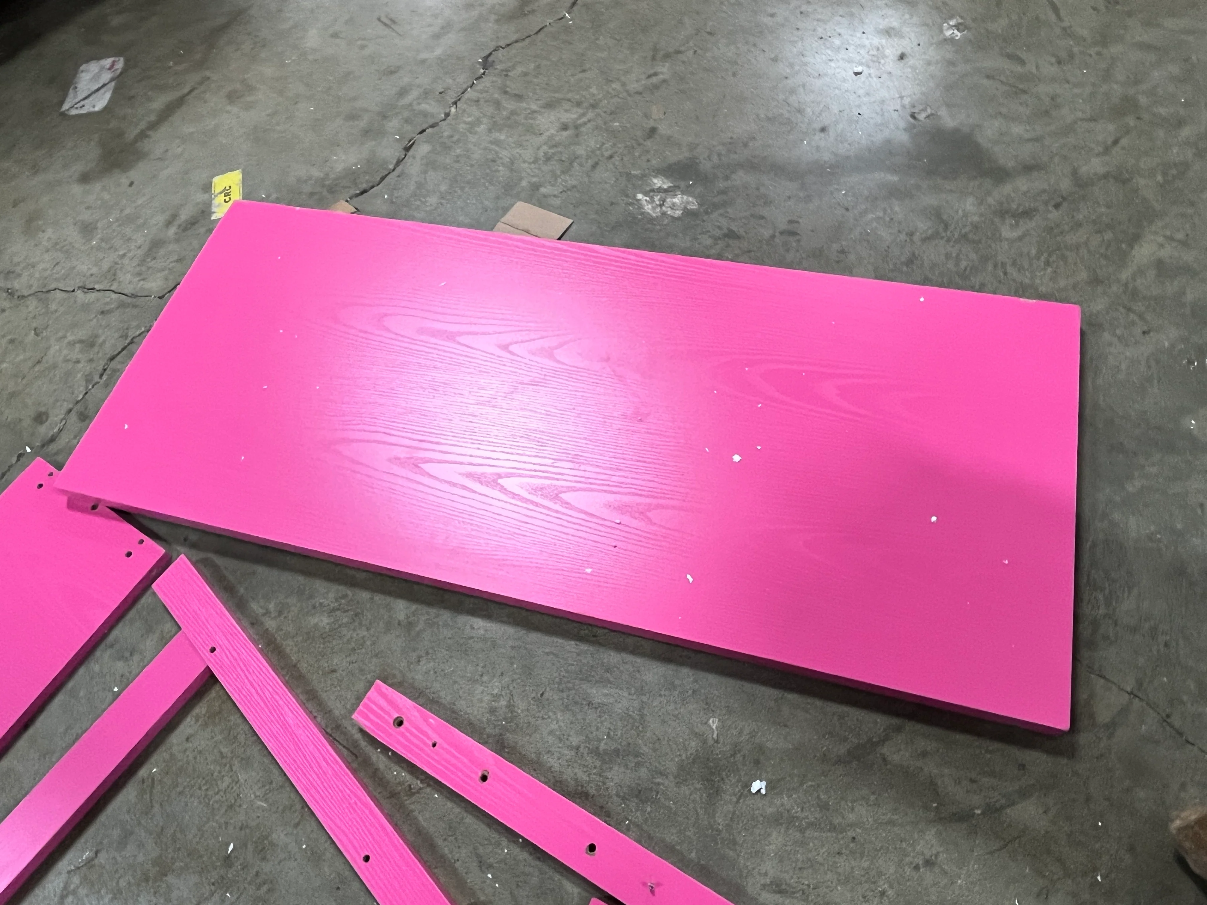 Convenience Designs2Go Trestle Desk with Shelves, Pink - Image 6
