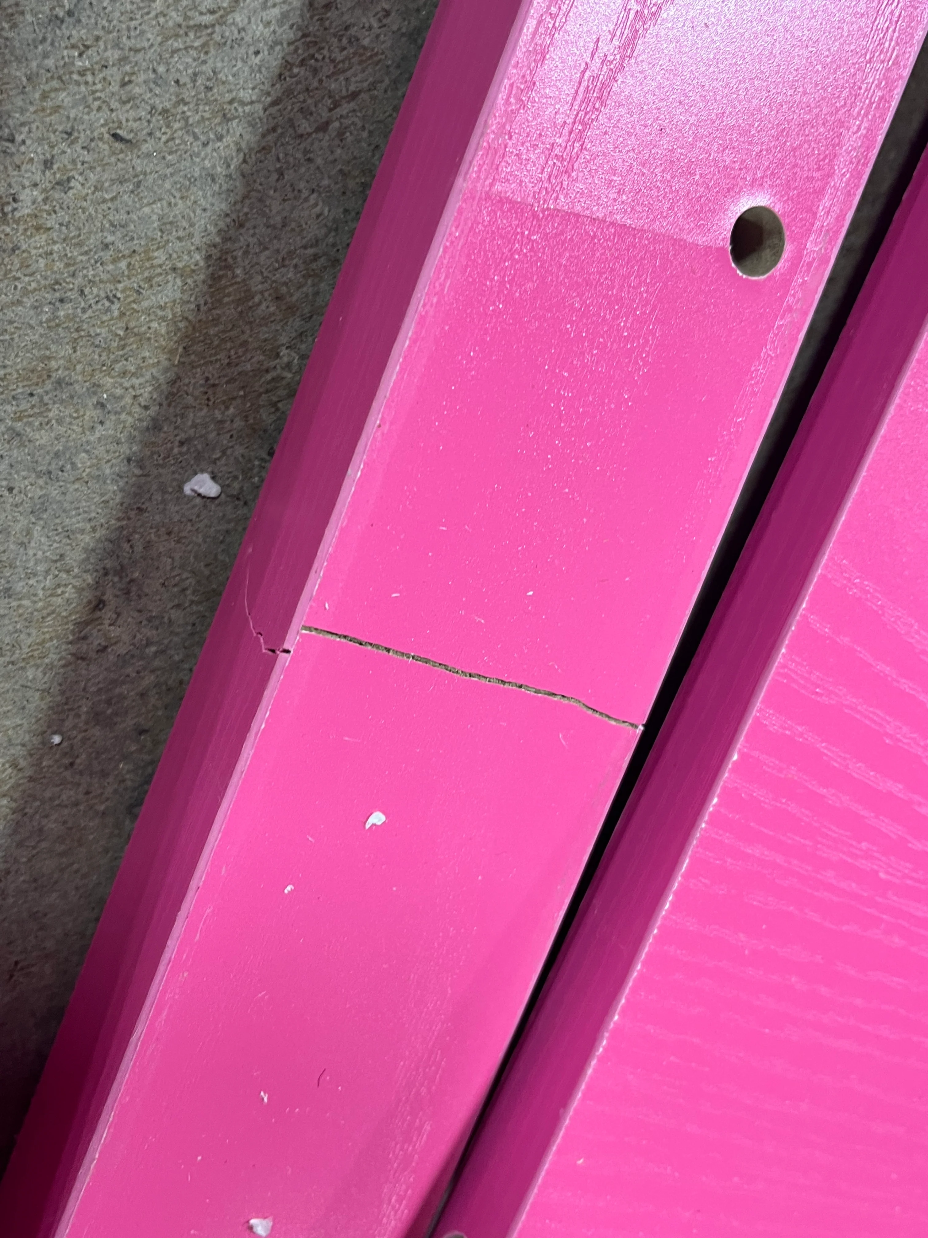 Convenience Designs2Go Trestle Desk with Shelves, Pink - Image 7