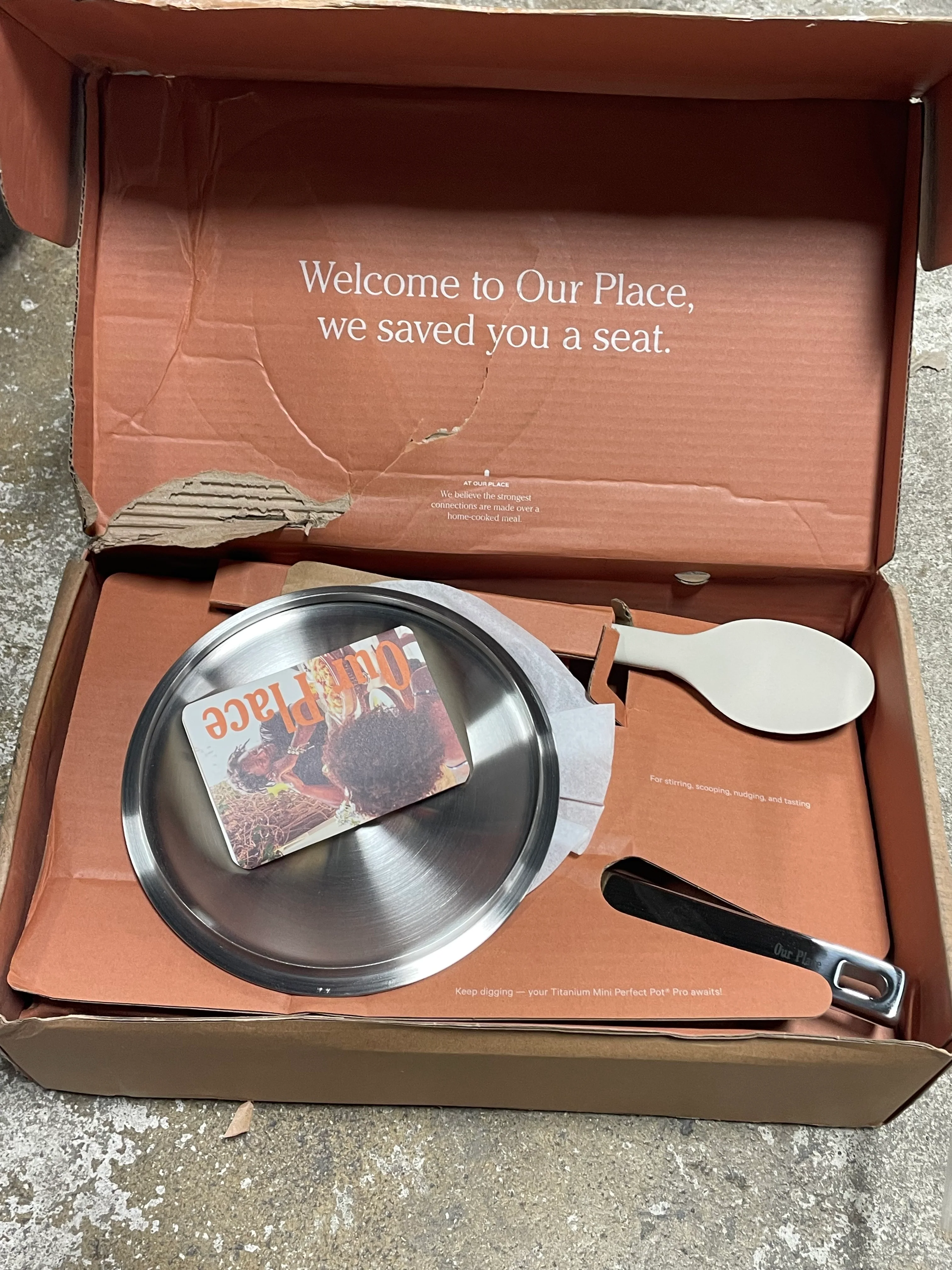 Our Place Cooking Pot with Lid & Silicone Spoon - Image 6