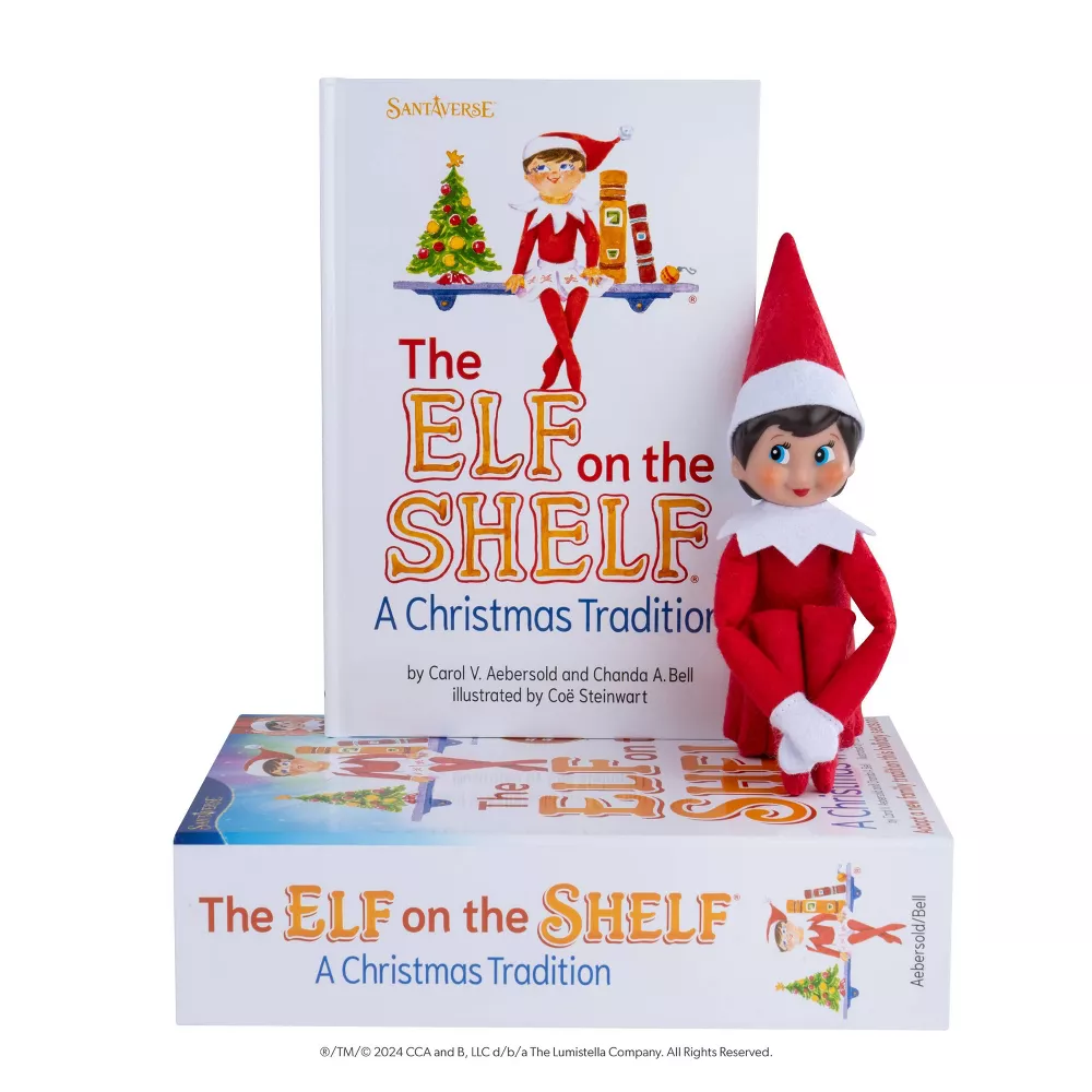 Box Set Girl Scout Elf with Blue Eyes with Storybook, final cut - Image 5