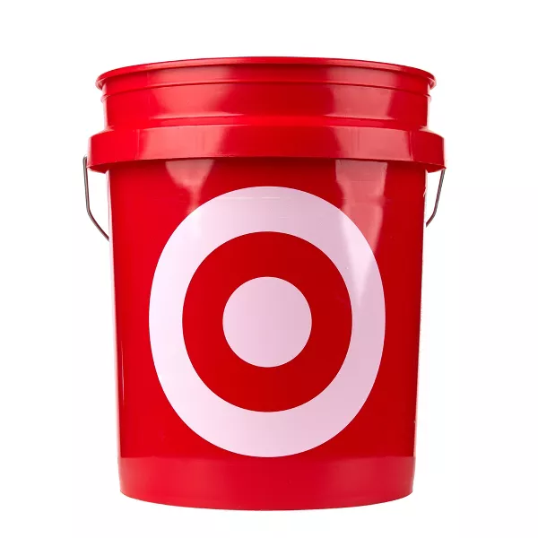 Bucket with Bullseye - Set of 2