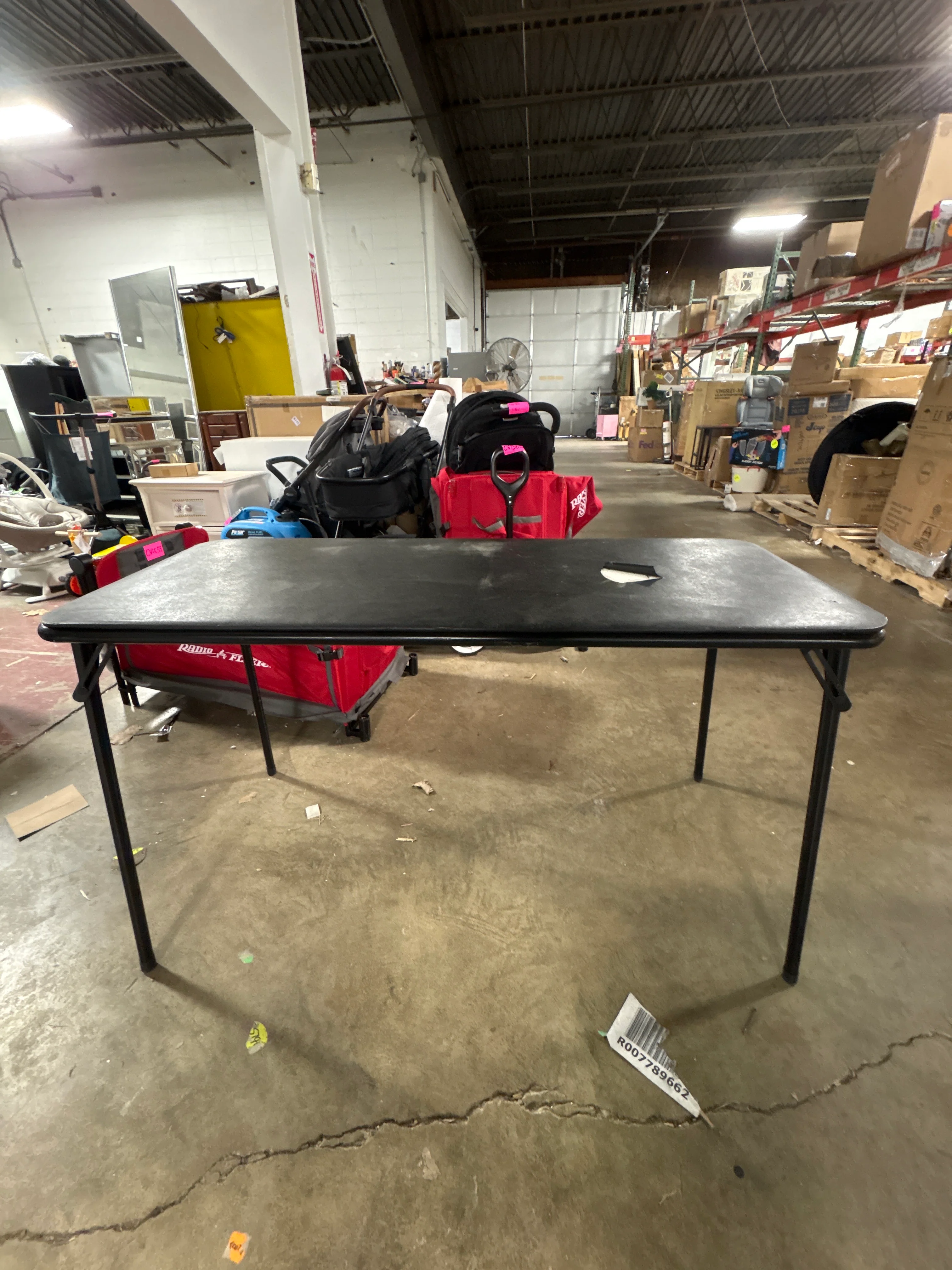 Folding Table Black - Image 5