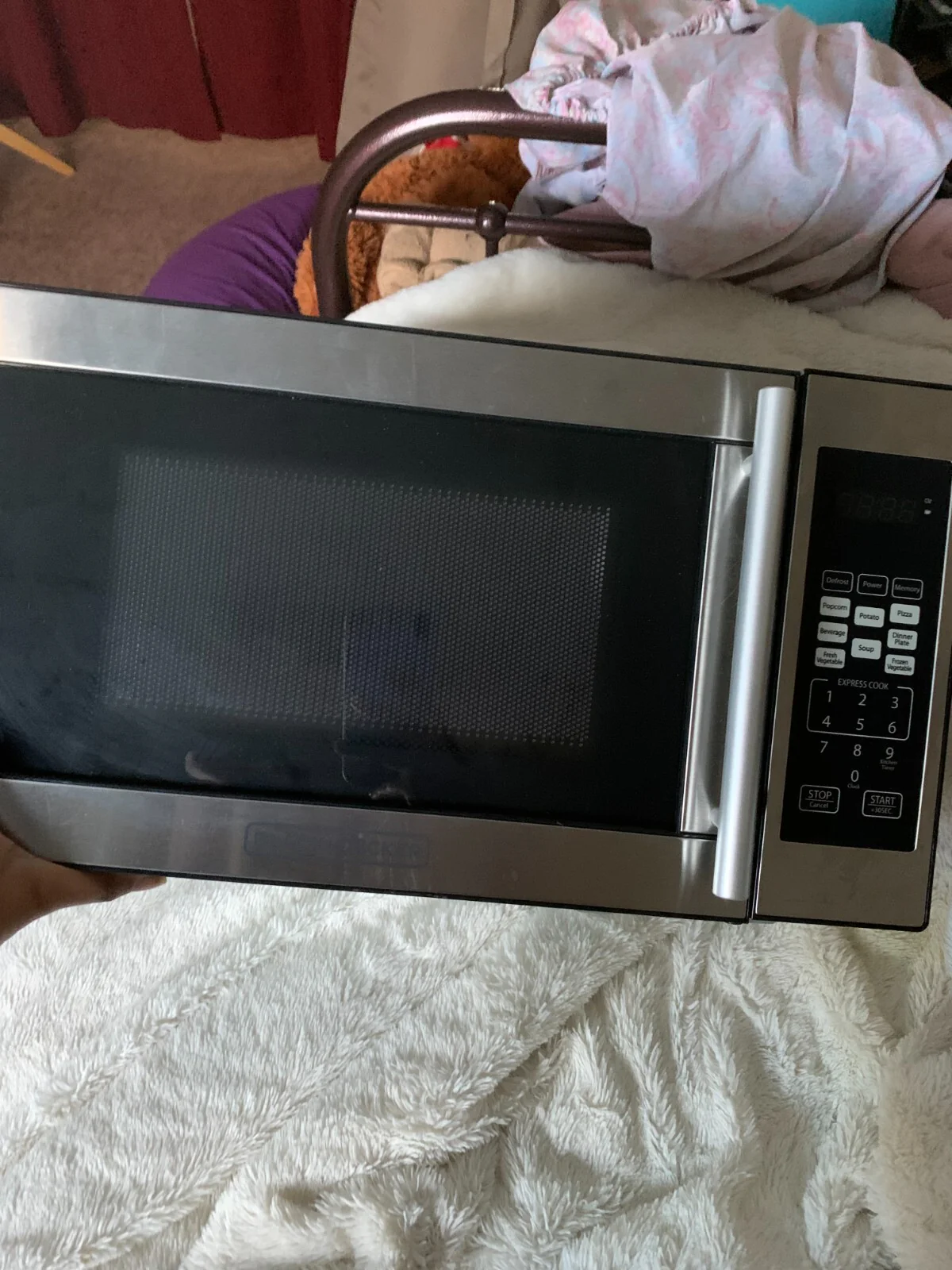 Microwave Oven Black Countertop - Image 3