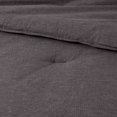 Space Dyed Cotton Linen Comforter & Sham Set - Full/Queen - Image 5