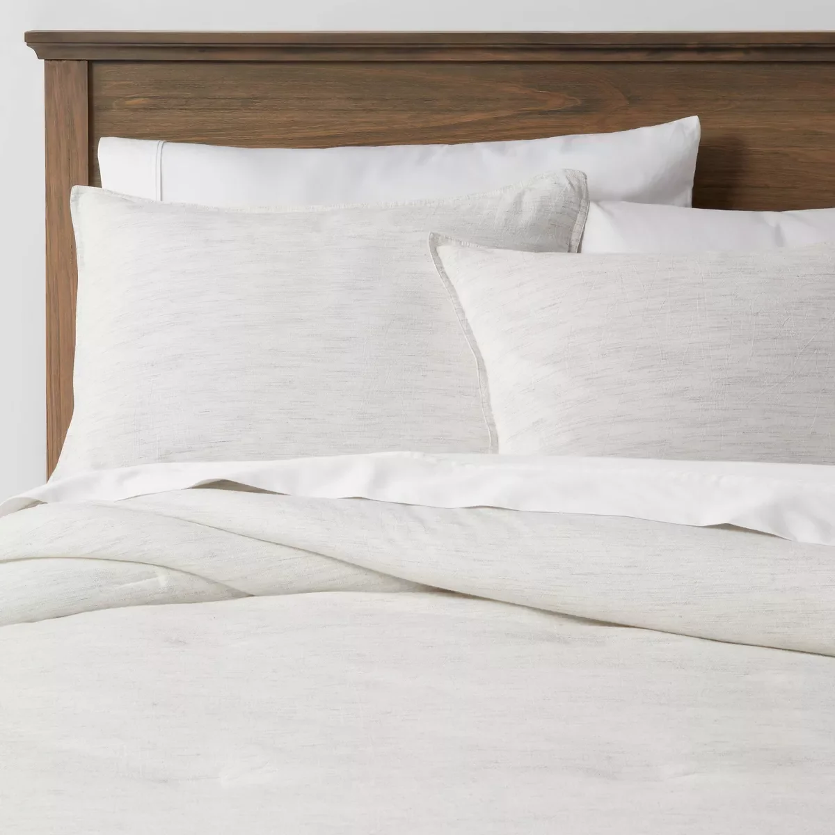 Space Dyed Cotton Linen Comforter & Sham Set - King