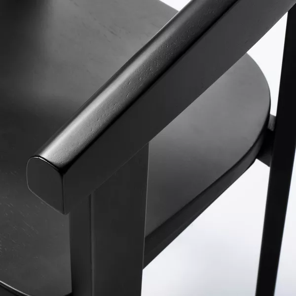 Terra Solid Wood Curved Back Dining Chair - Image 2