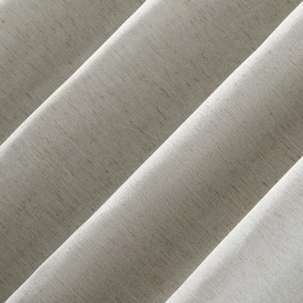 Total Blackout Textured Linen Blend Grommet Top Curtain Panel - Set of 2 - Image 4