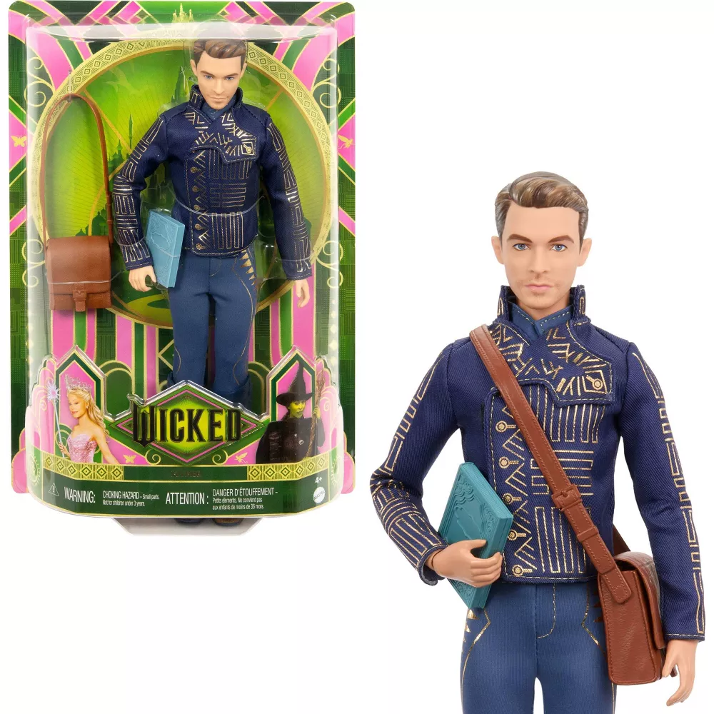 Universal Pictures’ Wicked Fiyero 12" Fashion Doll with Removable Fashions and Accessories, Final Cut