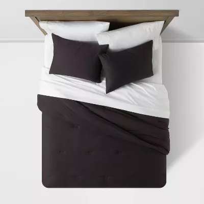 Washed Cotton Sateen Comforter - Full/Queen - Image 3