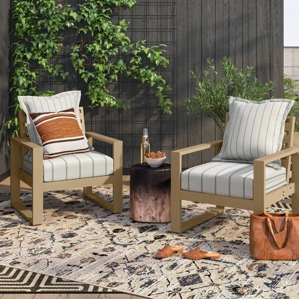 Woven Outdoor Deep Seat Back Cushion - Image 2