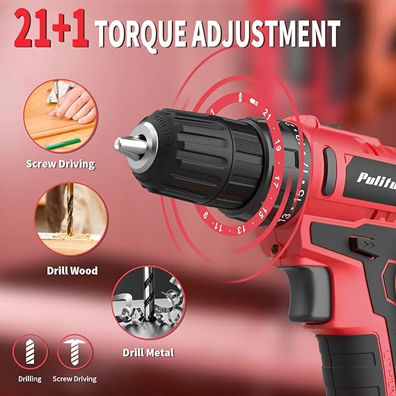Cordless Drill/Driver Batteries Electric Screwdriver - Image 2