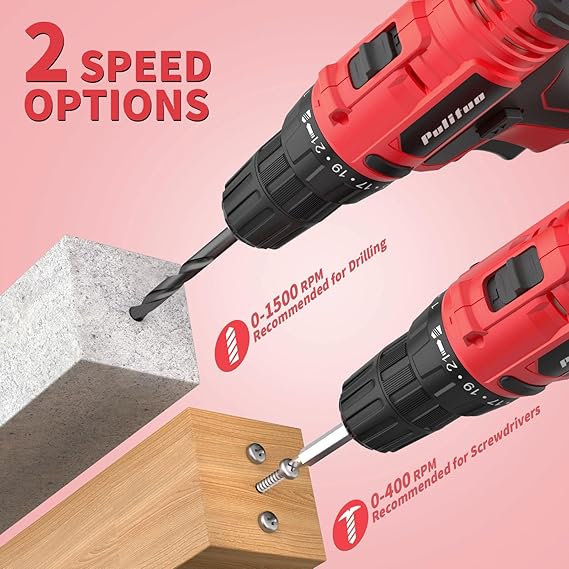 Cordless Drill/Driver Batteries Electric Screwdriver - Image 3