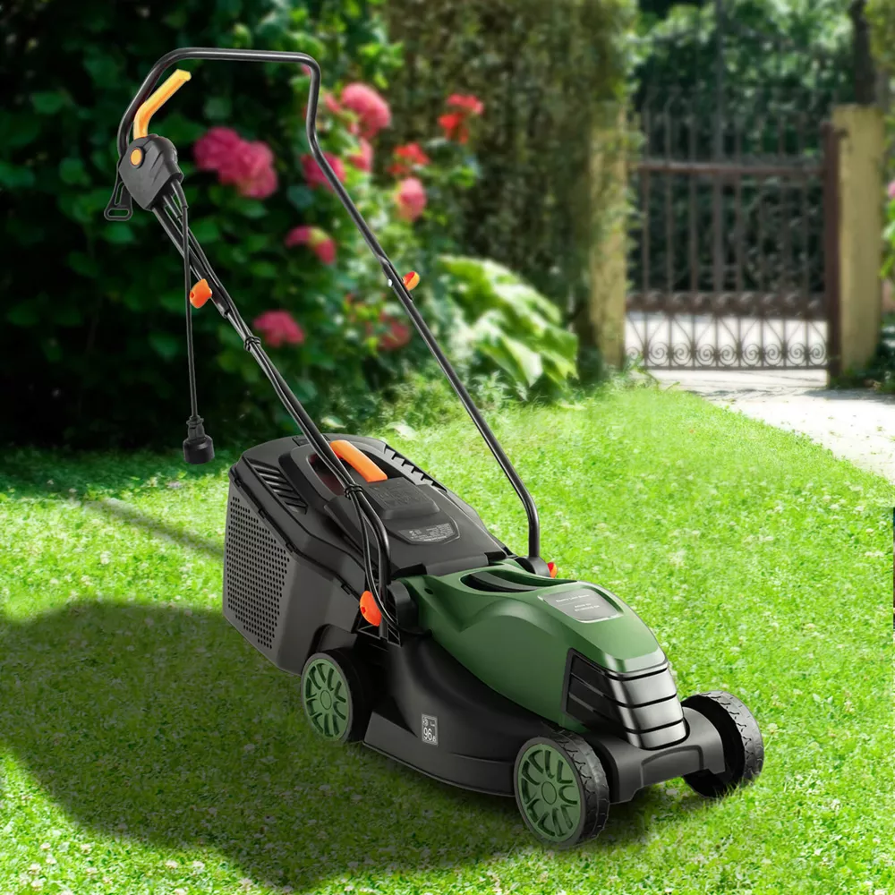 Electric Corded Lawn Mower Walk-Behind Lawnmower - Image 5