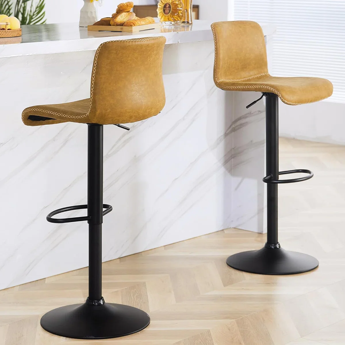 Counter Height Bar Stools with Back SHOWROOM ITEM