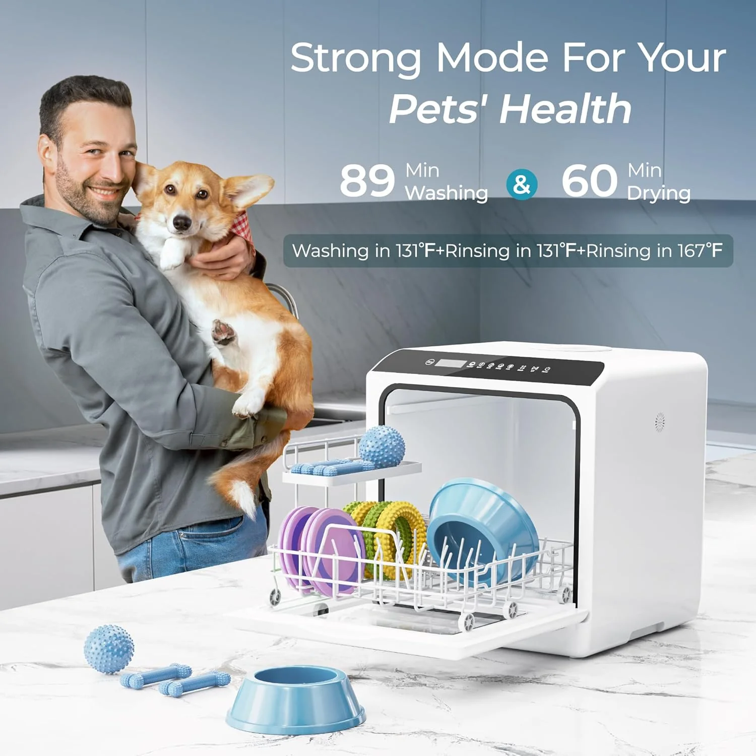 Countertop Dishwasher Portable with 6 Programs - Image 2