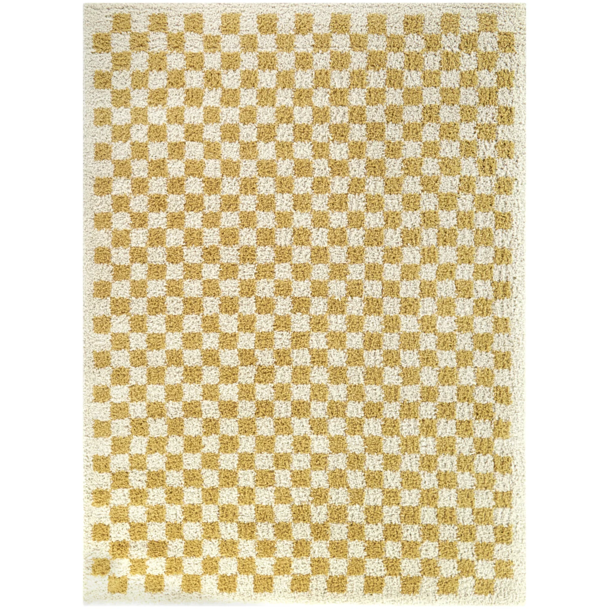 Covey Checkered Shag Area Rug 2' 2" x 10'