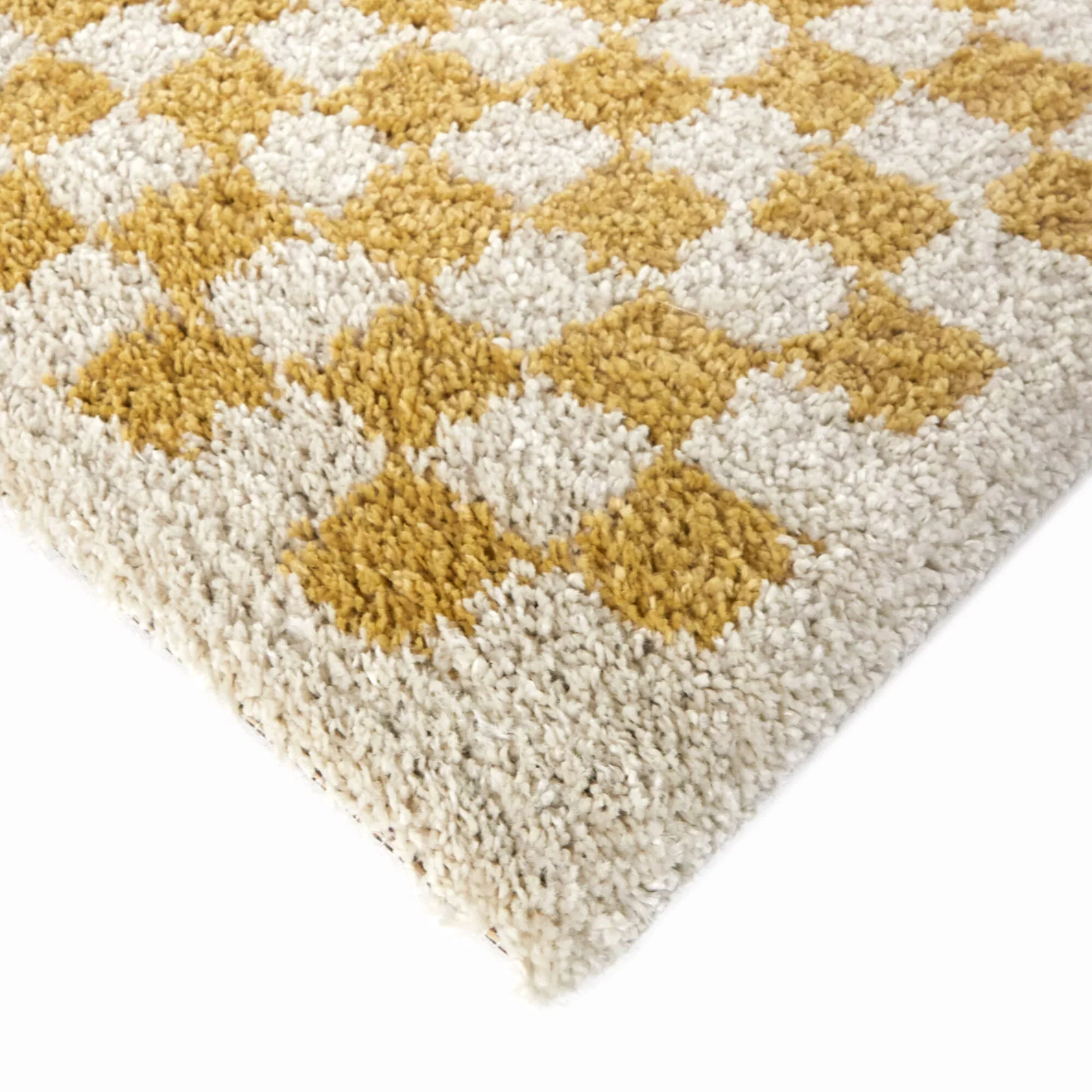 Covey Checkered Shag Area Rug 2' 2" x 10' - Image 3