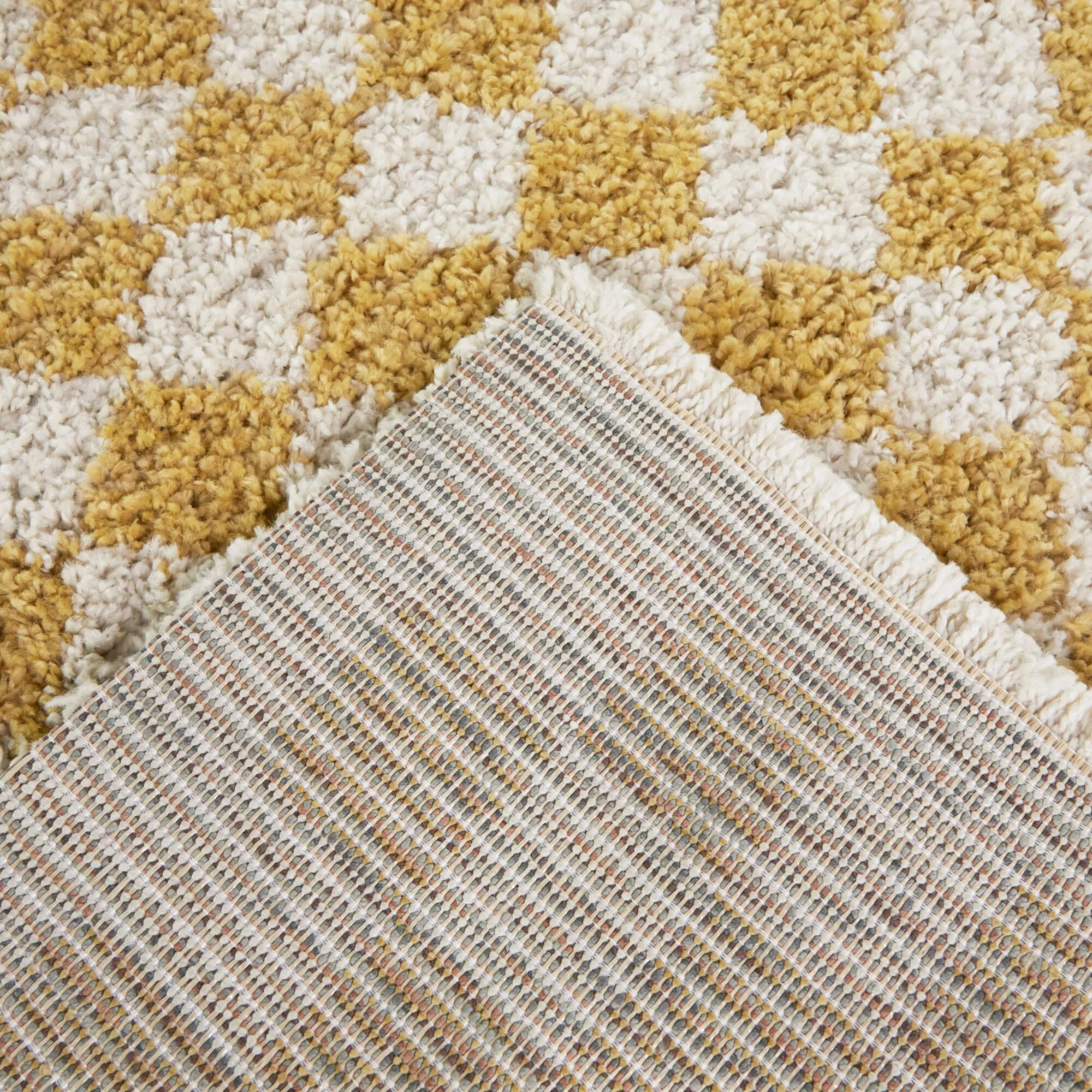 Covey Checkered Shag Area Rug 2' 2" x 10' - Image 4