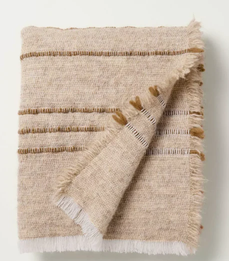 Cozy Stripe Throw Blanket - Hearth & Hand™ with Magnolia SHOWROOM ITEM