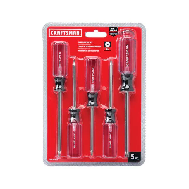 CRAFTSMAN Red 5 -Piece 4-in Screwdriver Set - Image 2