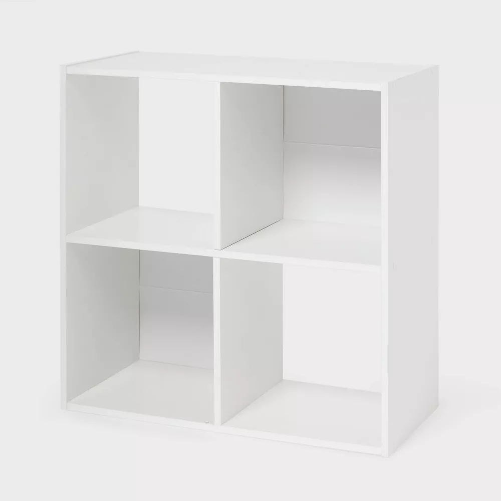 4 Cube Book Shelf White