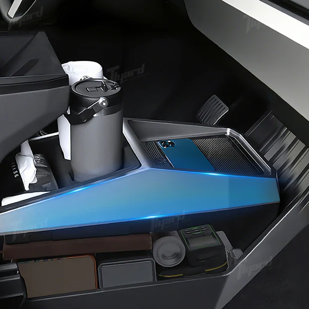 Cybertruck Center Console Organizer Dual-Layer Multi-Function Storage Box - Image 5