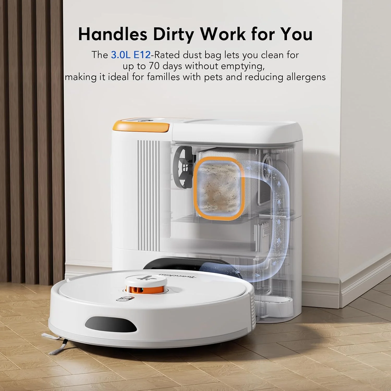 Max+ Robot Vacuum and Mop, Suction for Pet Hair - Image 4