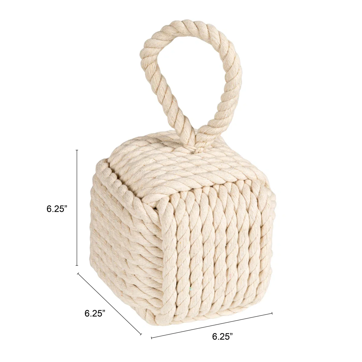 Dag Rope Knot Weighted Floor Stop, - Image 4