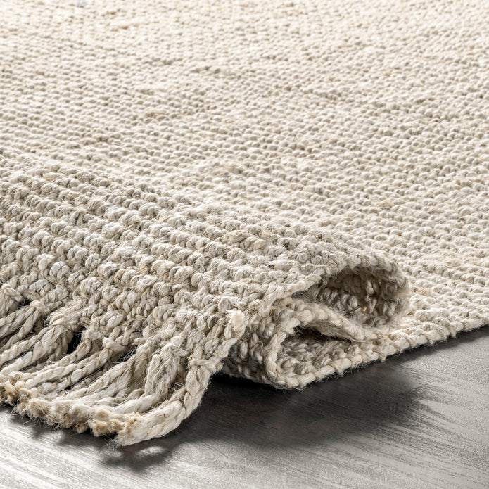 Daniela Farmhouse Chunky Jute Area Rug - 2'6"x10' Runner - Image 3