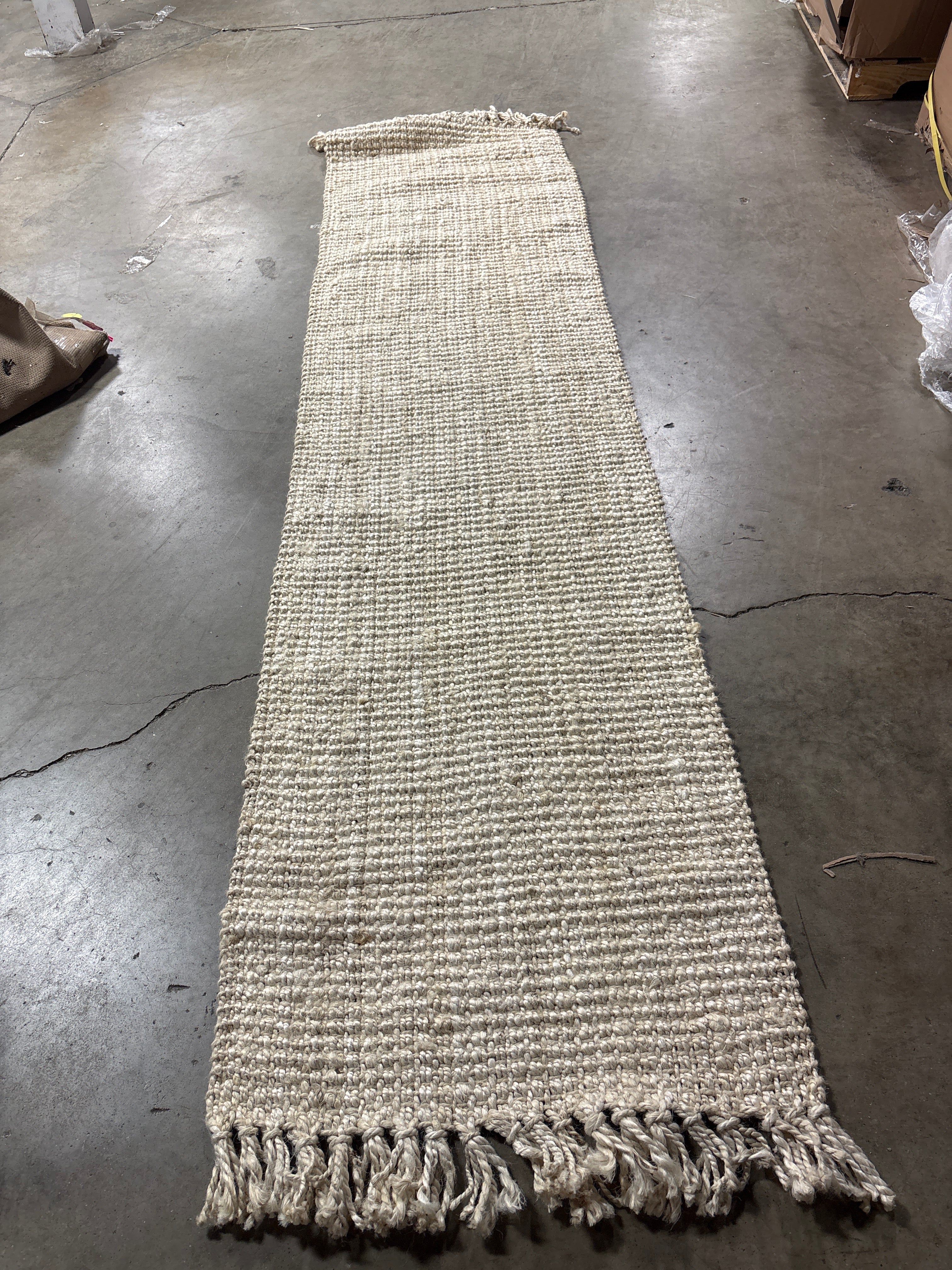 Daniela Farmhouse Chunky Jute Area Rug - 2'6"x10' Runner - Image 6