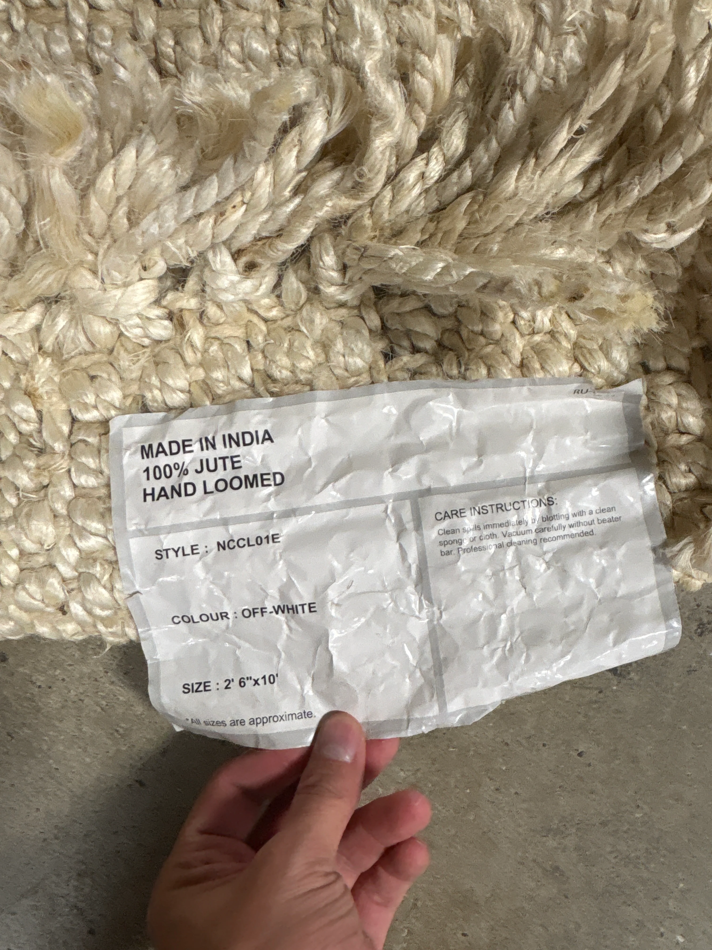 Daniela Farmhouse Chunky Jute Area Rug - 2'6"x10' Runner - Image 7