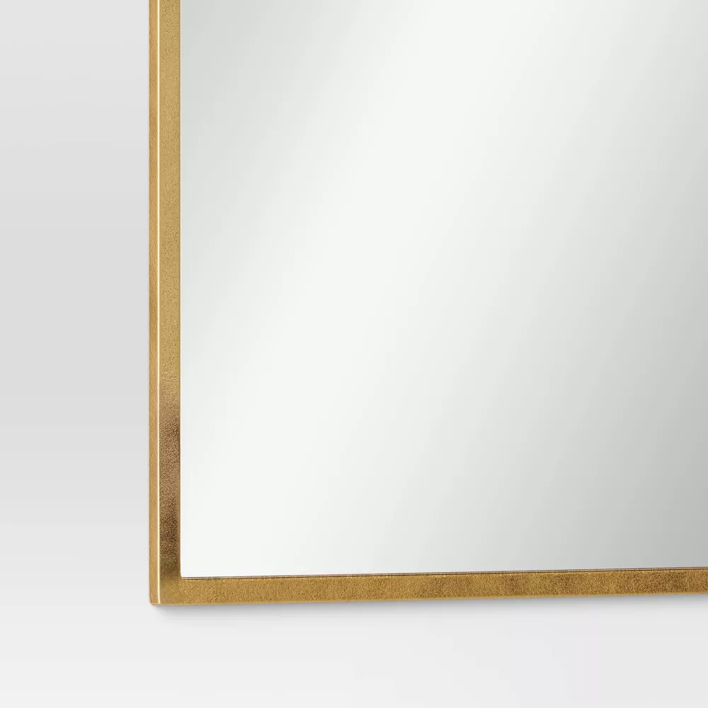 Decorative Gold Wall Mantle Mirror Gold - Image 4